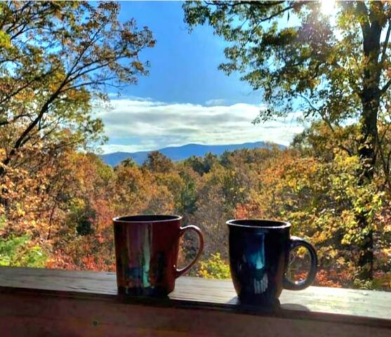 What A View from the Hot Tub! WiFi & Ping-pong! - Blue Ridge