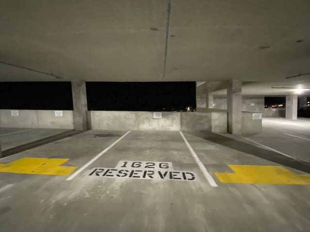 Reserved parking spot