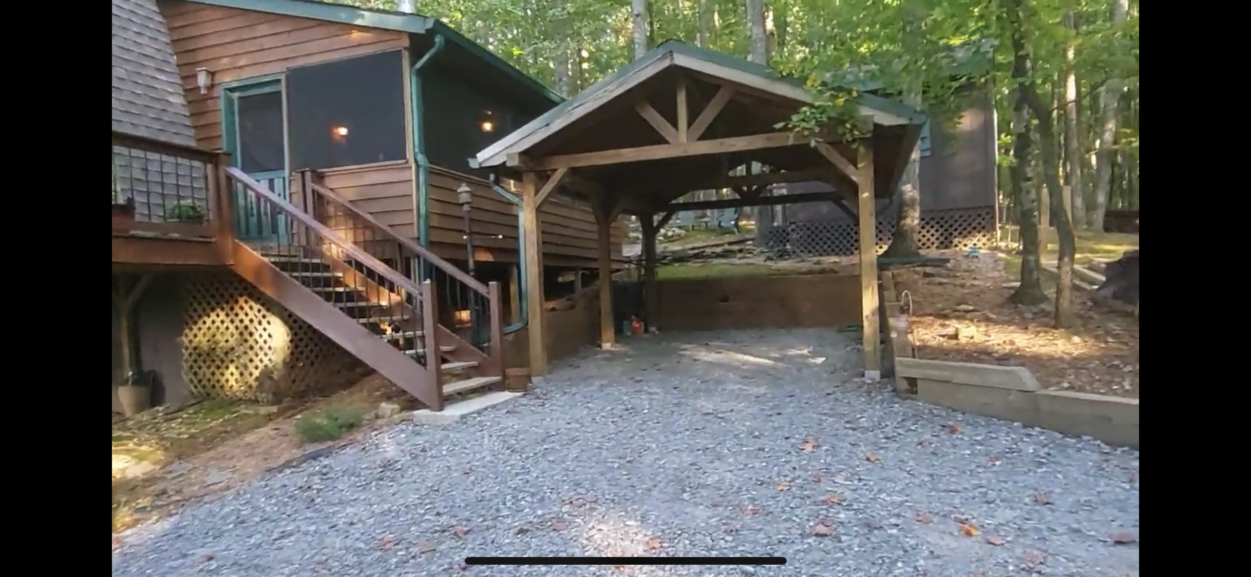 Car port, great on a rainy day