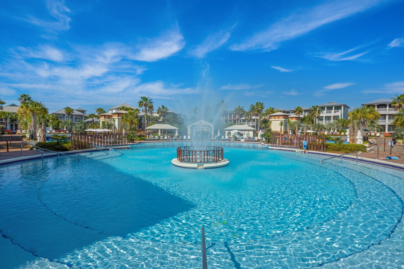 Take a refreshing dip in the stunning 12,000-square-foot lagoon pool at the heart of Seacrest Beach, complete with a dazzling fountain and resort-style ambiance.