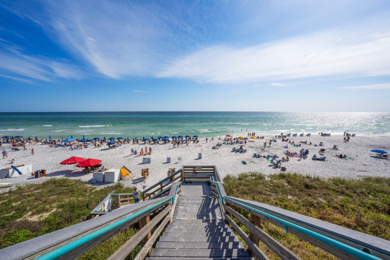 Walk straight from the community down this scenic boardwalk to enjoy the sugar-white sands and emerald waters of the Gulf.