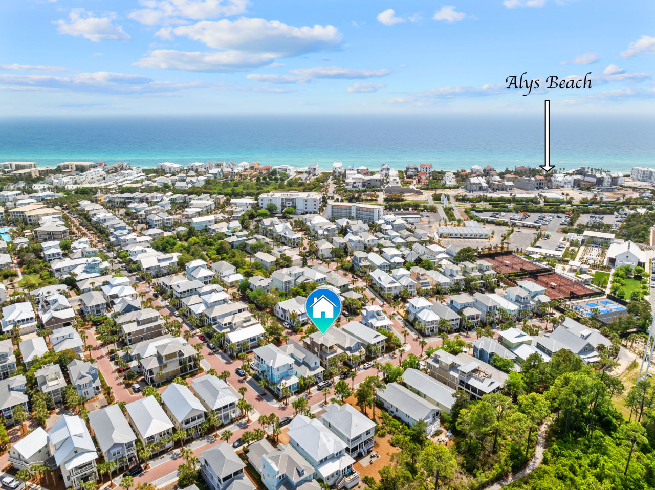 Located just steps from Alys Beach, you'll be within easy walking distance to white sand shores and scenic shopping.