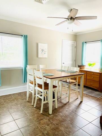 Beautiful, private, lake front, flat, sandy beach.