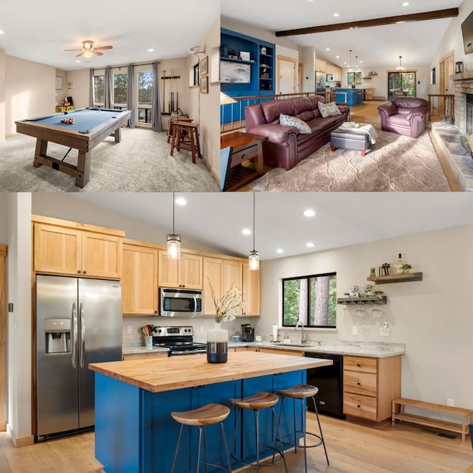 Cabin Retreat w/Game Room, Full Kitchen, & Views