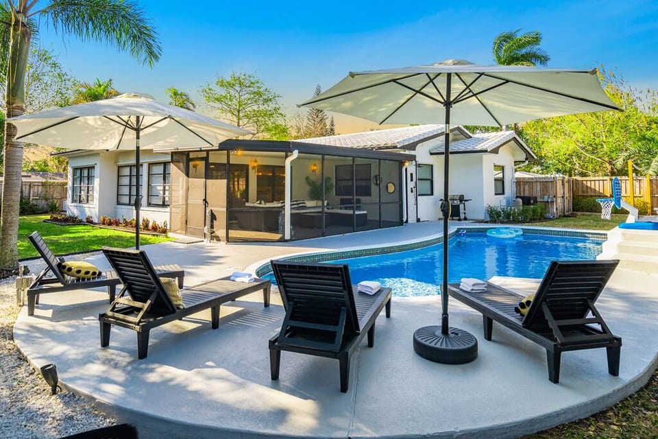Villa Heated Pool, Arcade games 5 min-> Beach - Pompano Beach