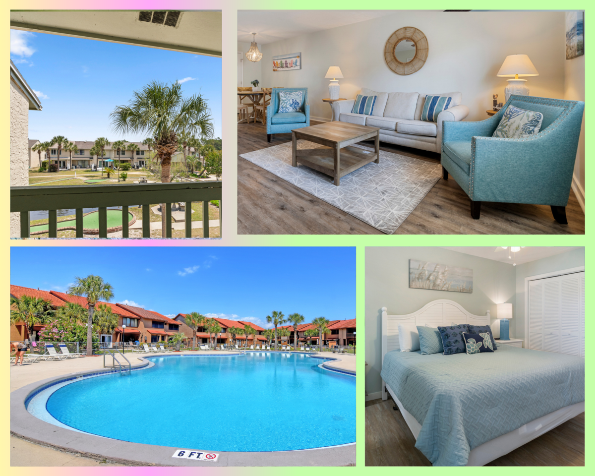 ~Sunny 2BR Retreat ~Golf Cart Near Beach~