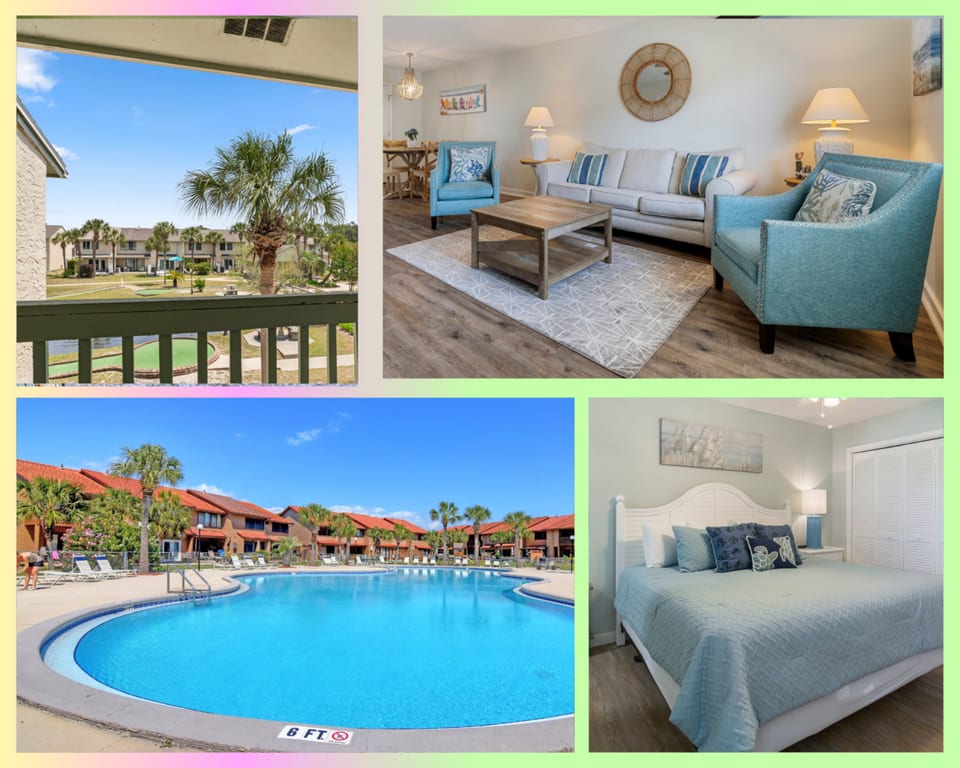 ~Sunny 2BR Retreat ~Golf Cart Near Beach~ - Panama City Beach