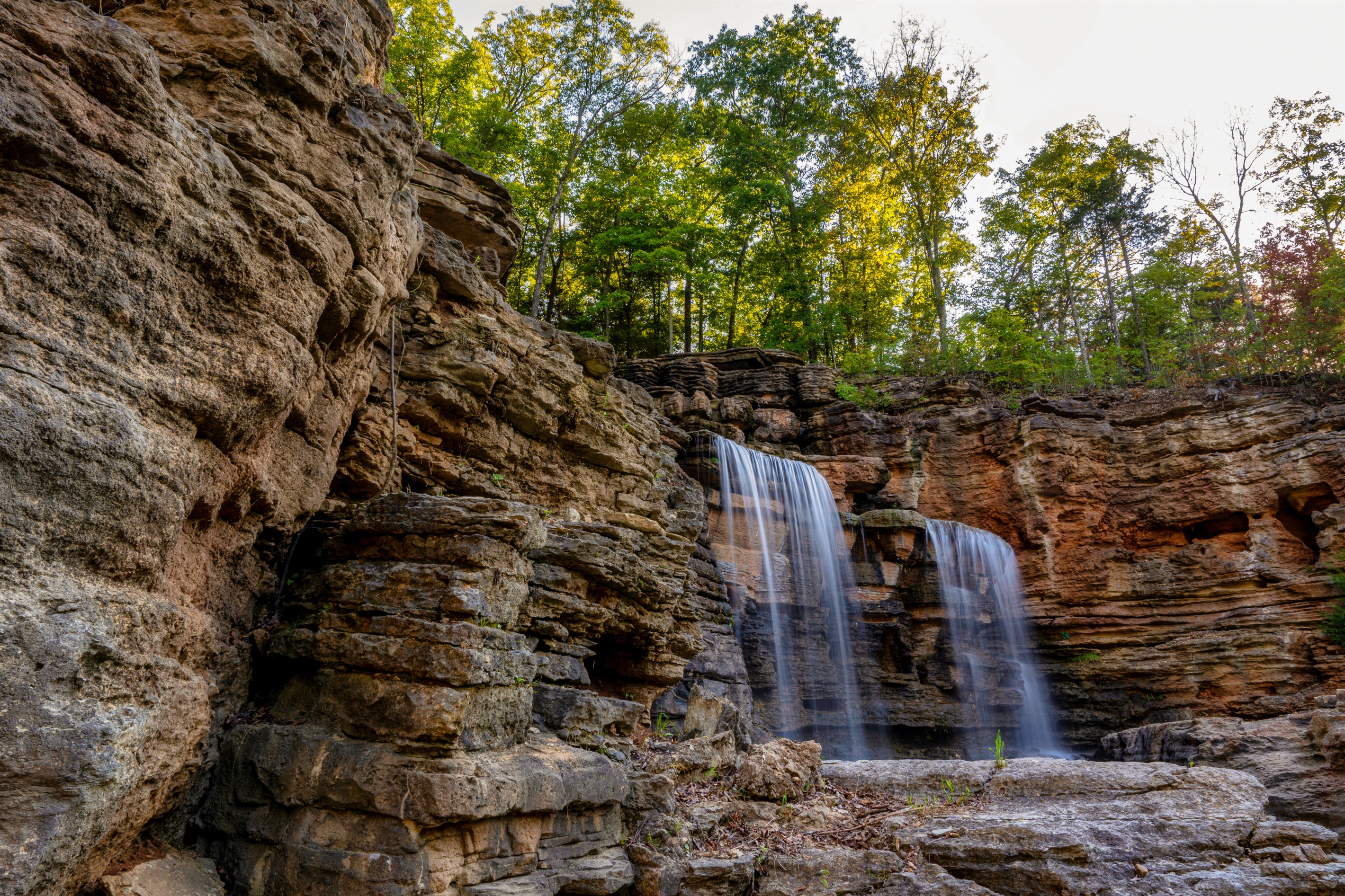Waterfall at Marina State Park Waterfall at Marina State Park - Crickets Keep - Omaha