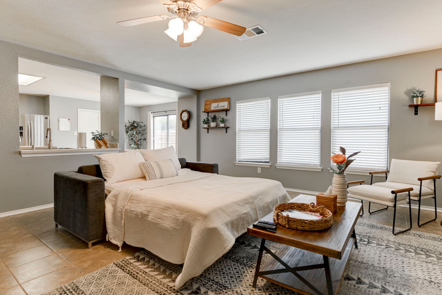 Need an extra bed? Our Article sleeper sofa is just as comfortable as any standard bed! Need an extra bed? Our Article sleeper sofa is just as comfortable as any standard bed! - Little Tree Bend - Cedar Park