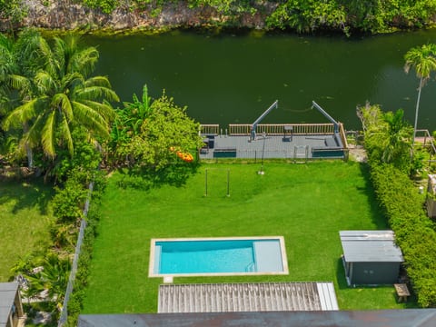 pool and river