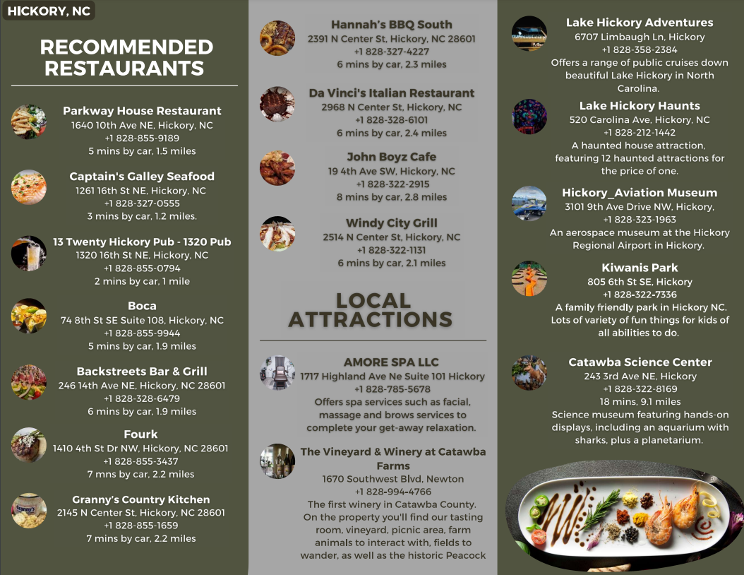 Explore our Virtual Guest Guide: Discover Local Attractions and Amenities for Everyone's Enjoyment.