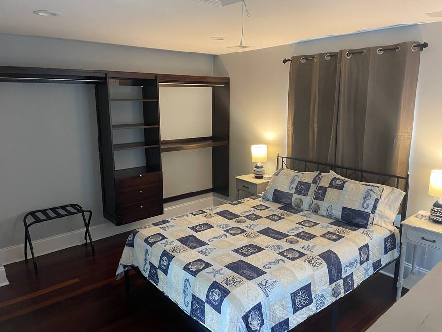 This “bedroom” is a spacious walk-in closet located adjacent to both the master bedroom and master bathroom. Please note, access to this room is through the master bedroom. This “bedroom” is a spacious walk-in closet located adjacent to both the master bedroom and master bathroom. Please note, access to this room is through the master bedroom. - Chalet on Lake Wylie, Waterfront w/Beach/Sleeps 16 - Belmont