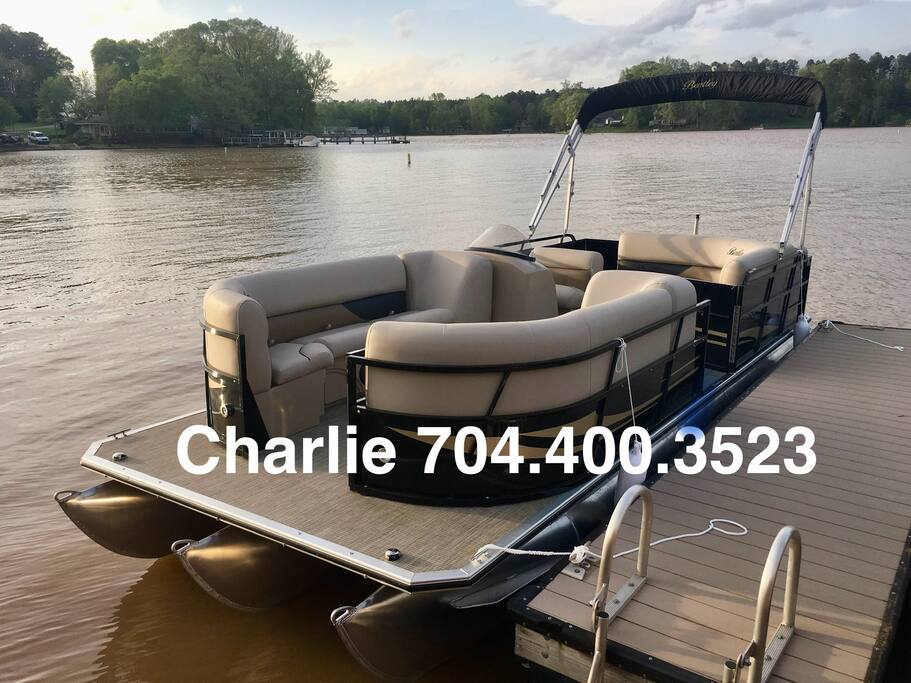 You can reserve one of our tritoon boats for an additional fee. Free delivery and pickup. They are marketed to other vacation homes, so don’t hesitate to reserve your dates. You can reserve one of our tritoon boats for an additional fee. Free delivery and pickup. They are marketed to other vacation homes, so don’t hesitate to reserve your dates. - Chalet on Lake Wylie, Waterfront w/Beach/Sleeps 16 - Belmont