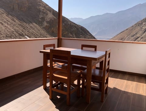 Outdoor dining area