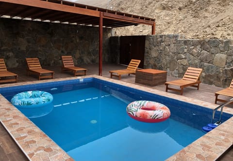 Private pool and patio