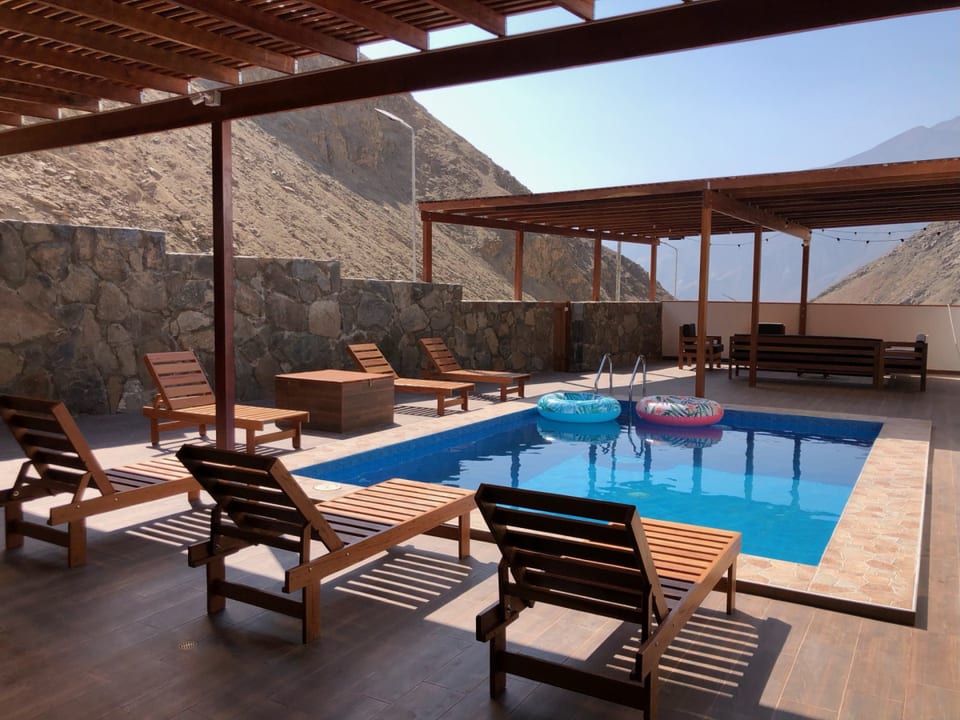 Private pool and patio