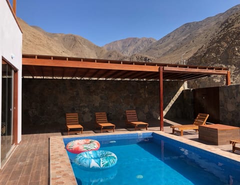 Pool and mountain view