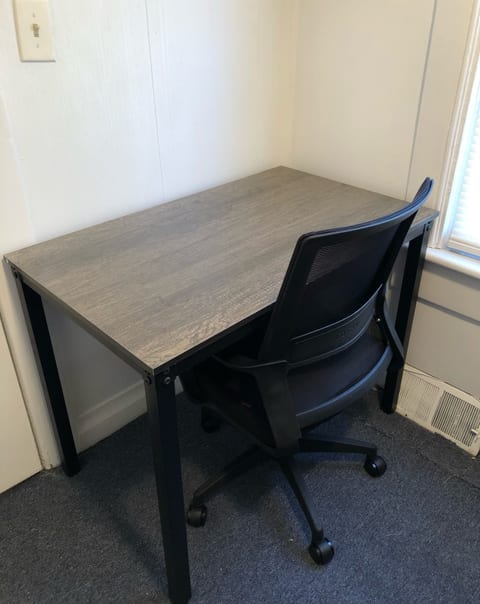 Desk and chair