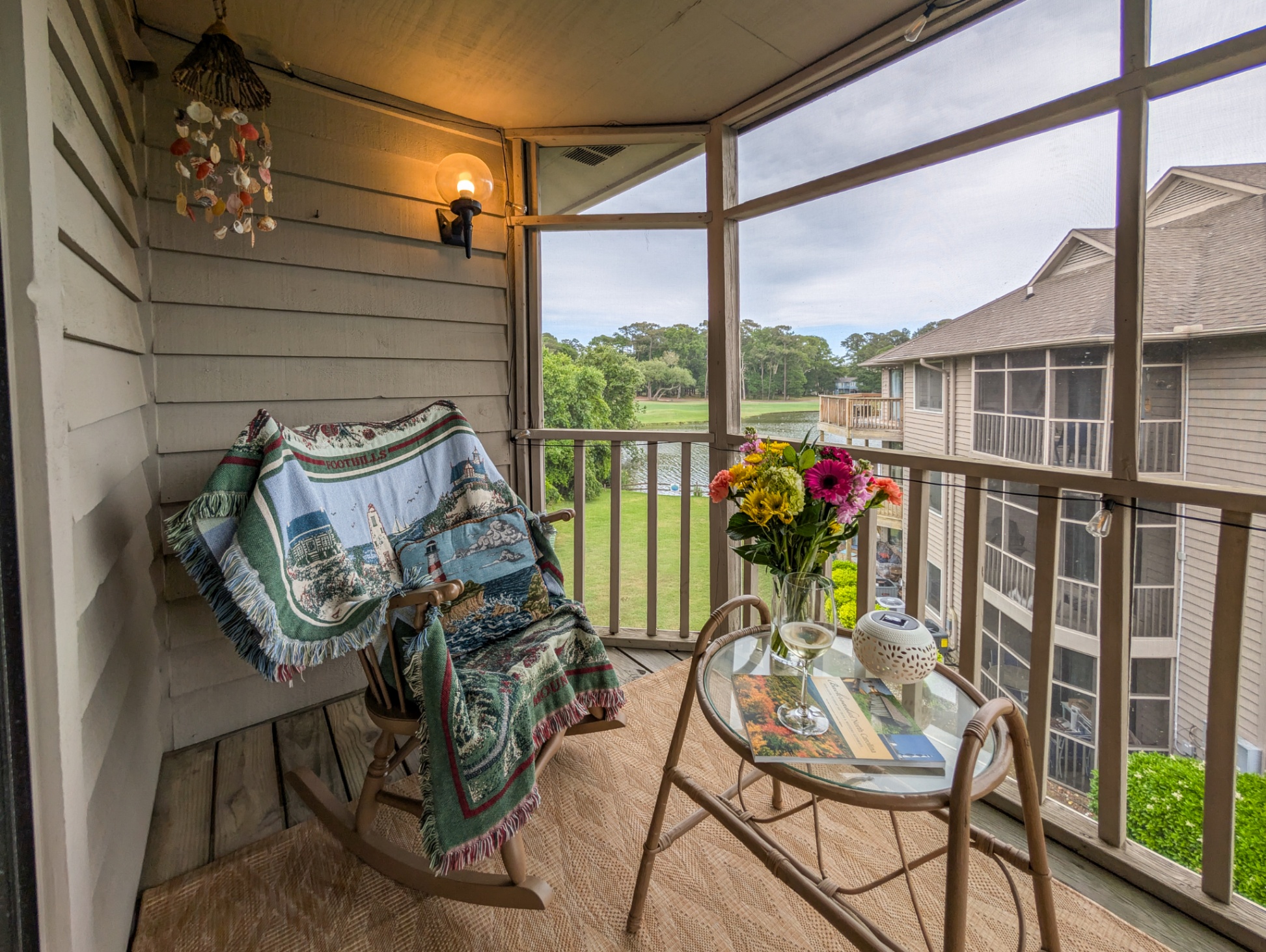 Lockout Balcony with lake view