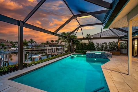 Enjoy night swimming under the stars!