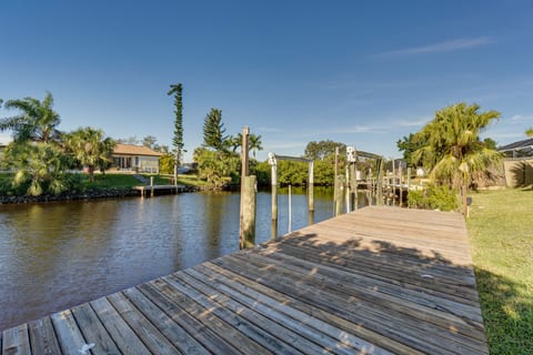 3BR Waterfront Home w/ Dock & Canal Access