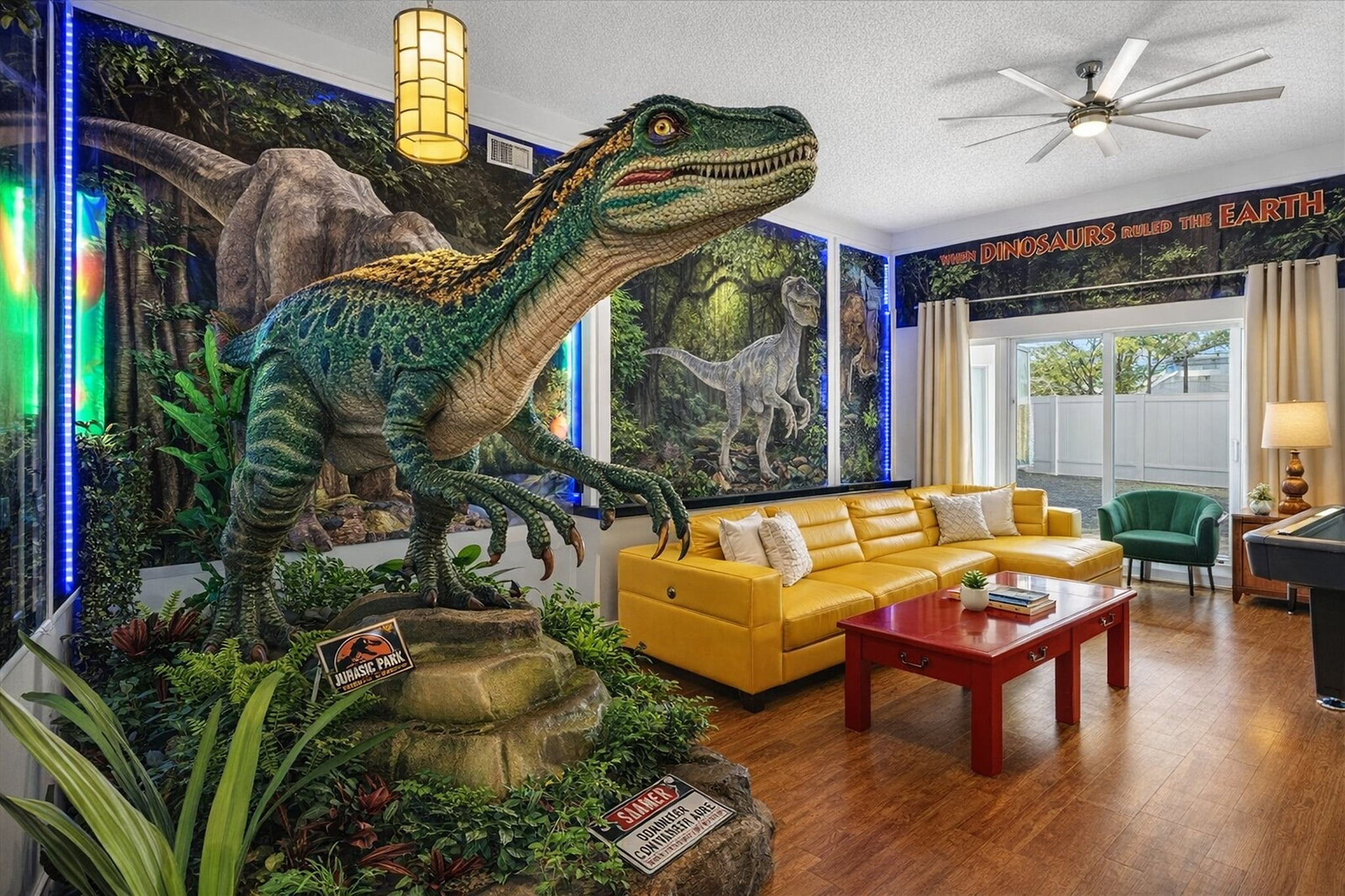 Welcome to 1st Animatronic Dinosaur Villa by Florida Theme Park Villas - Clean, Comfortable, Close to the Magic 