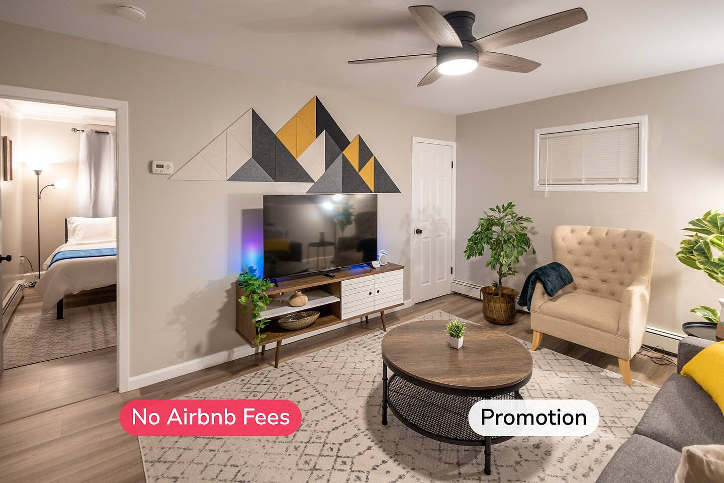 Stylish 2BR, Park2Cars, Pets, Fenced yard, Laundry