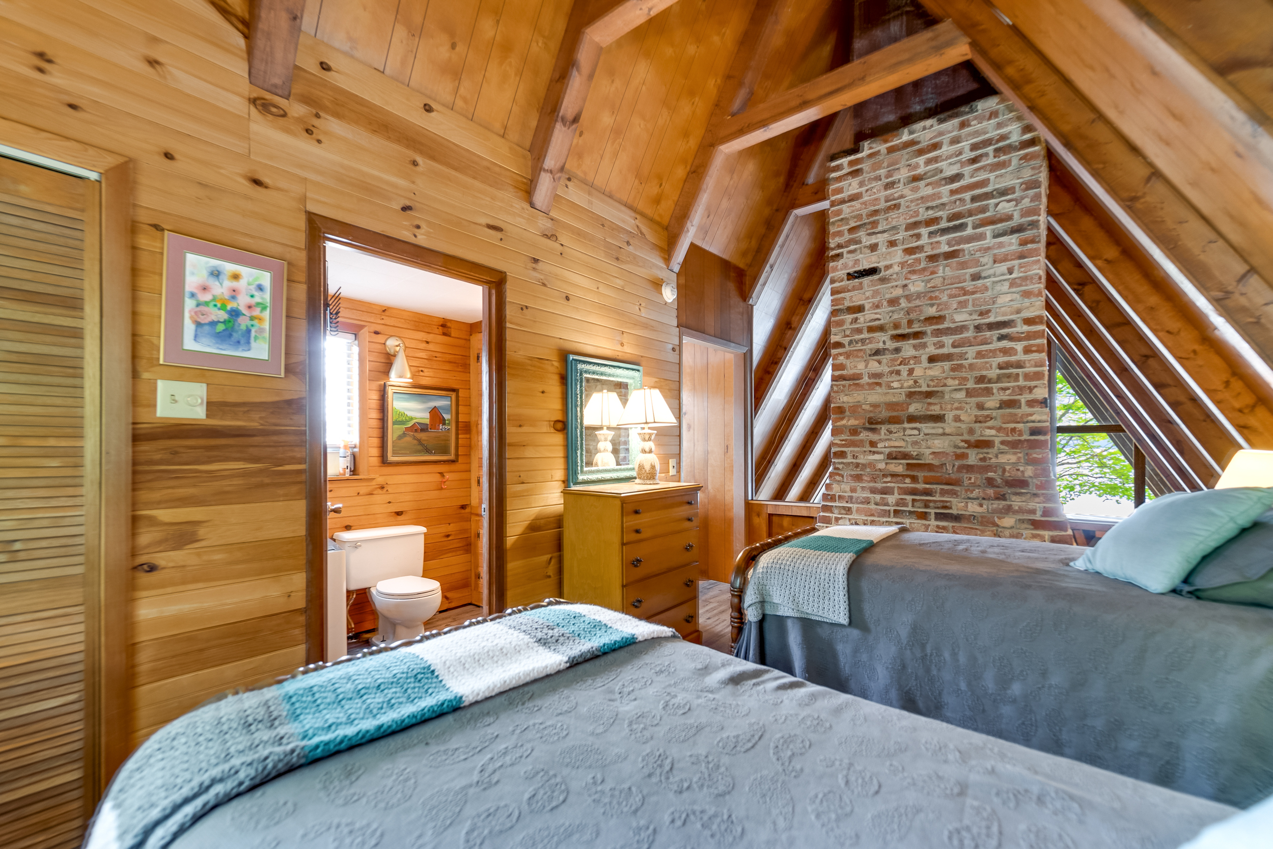 Loft Bedroom with Attached Half Bathroom - A Point of View - Robbinsville