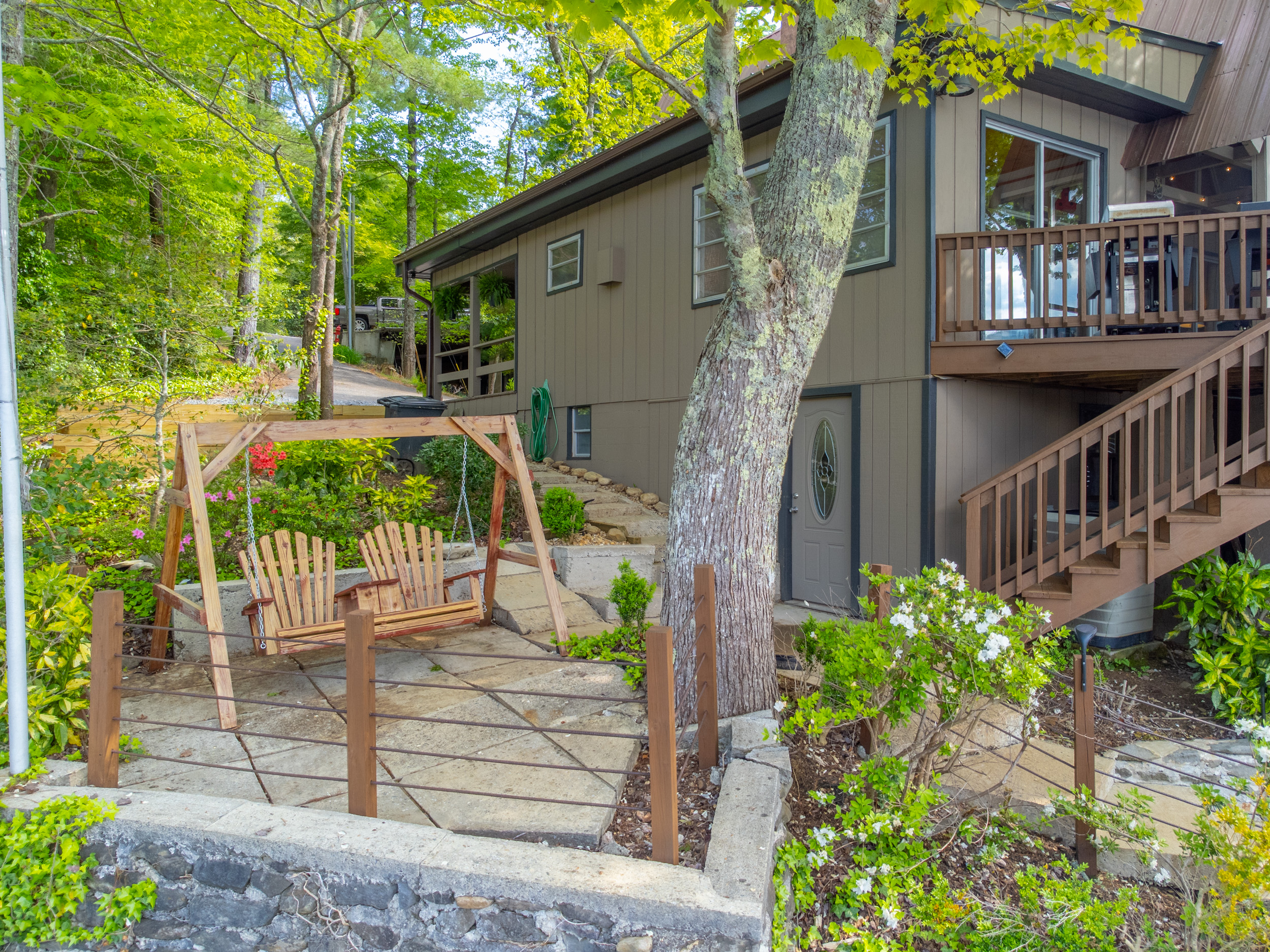 Swinging Chairs to Relax and Take in the Views - A Point of View - Robbinsville
