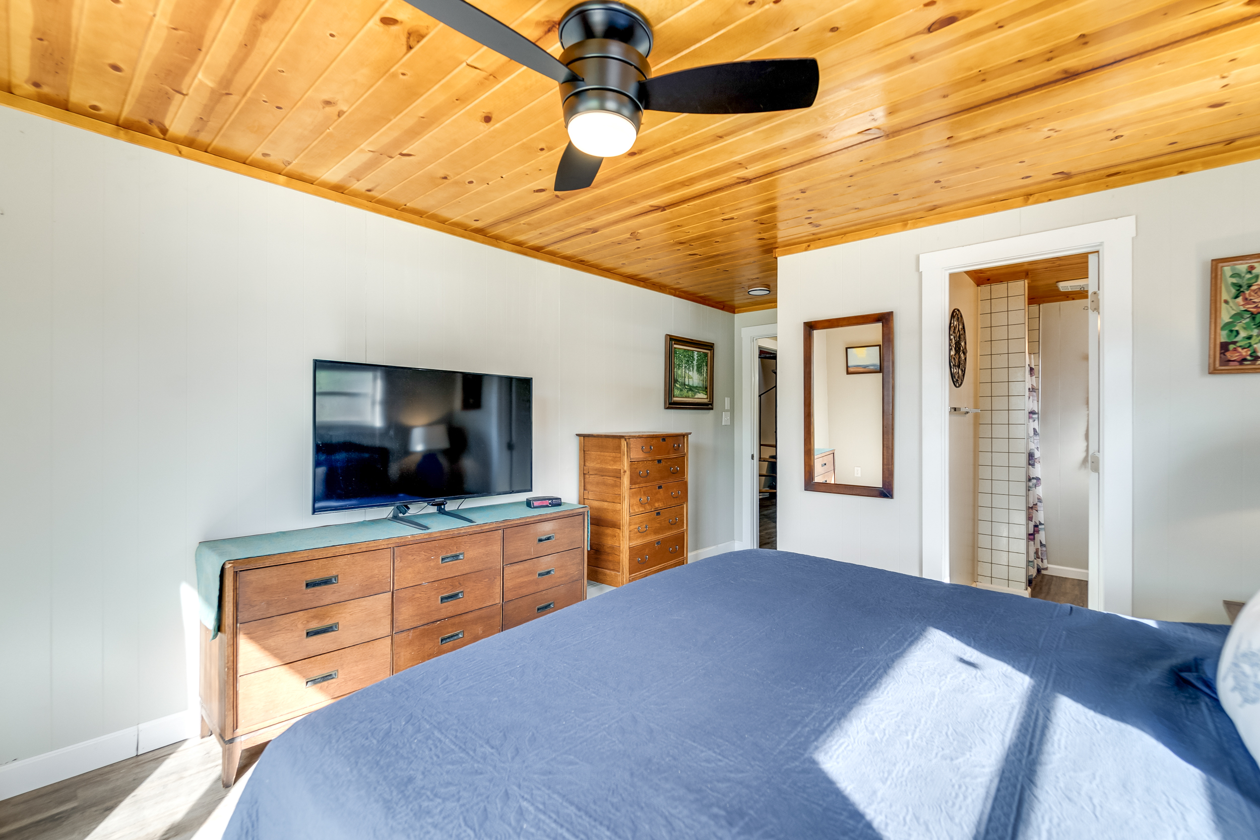 Primary Bedroom with Smart TV - A Point of View - Robbinsville