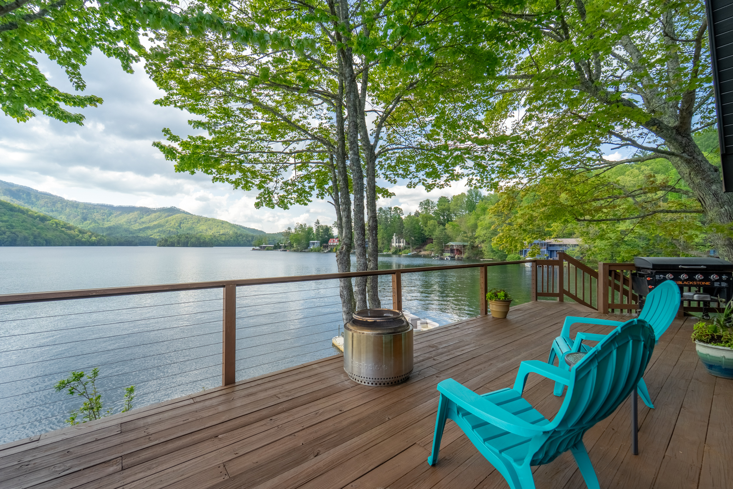 Solo Stove Fire Pit on the Deck - A Point of View - Robbinsville