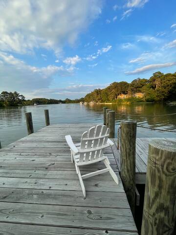 Blissful view from the private dock.