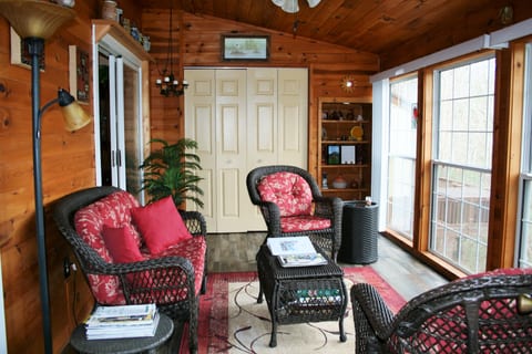 Sunroom with Large Picturesque Windows