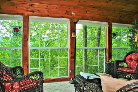 Beautiful Summer Views from Sunroom