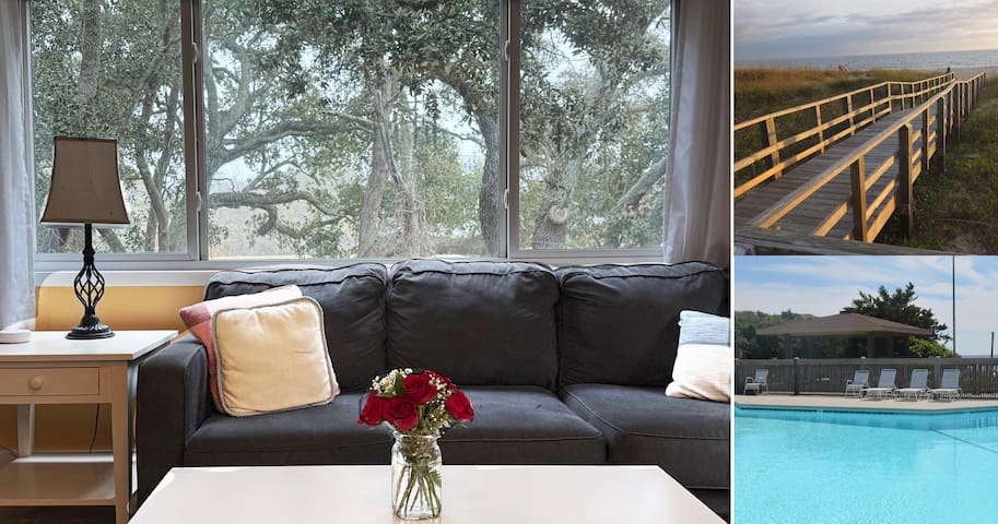 Herons Rest, 6 guests, lovely beach, 2 pools, golf