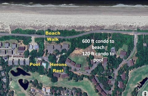 Herons Rest, 6 guests, lovely beach, 2 pools, golf