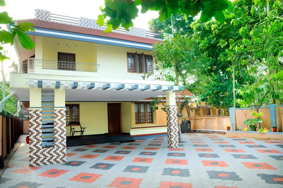 Habitación doble en Alleppey con baño compartido - Mannanchery