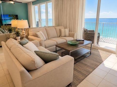 Comfortable seating with breathtaking Gulf views from almost every seat.