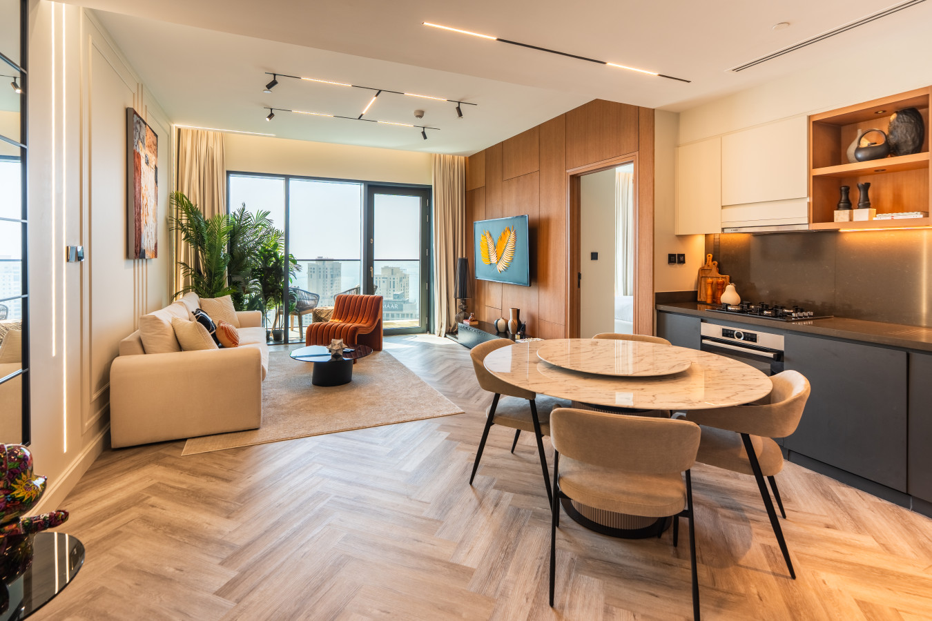 OFFER! High-Floor 2BR | Marina, JBR and Sea Views - Tecom - Dubai - United Arab Emirates