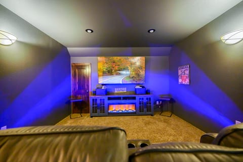 Theater Room with 86" Smart TV