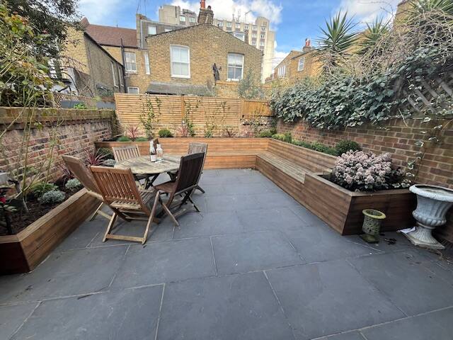 Designer large 1bd with private garden