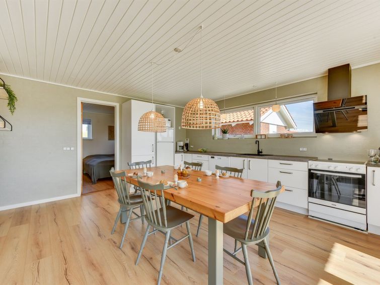 Kitchen-dining-area - Stinna - 700m from the sea in Western Jutland - Hvide Sande