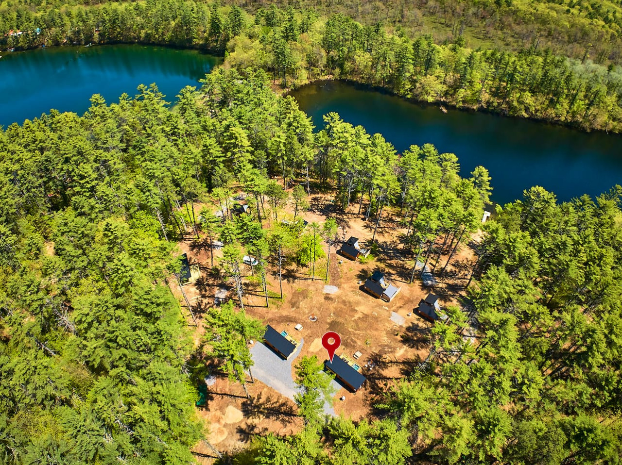Modern Forest Cabin with Private Hot Tub & Fire Pit