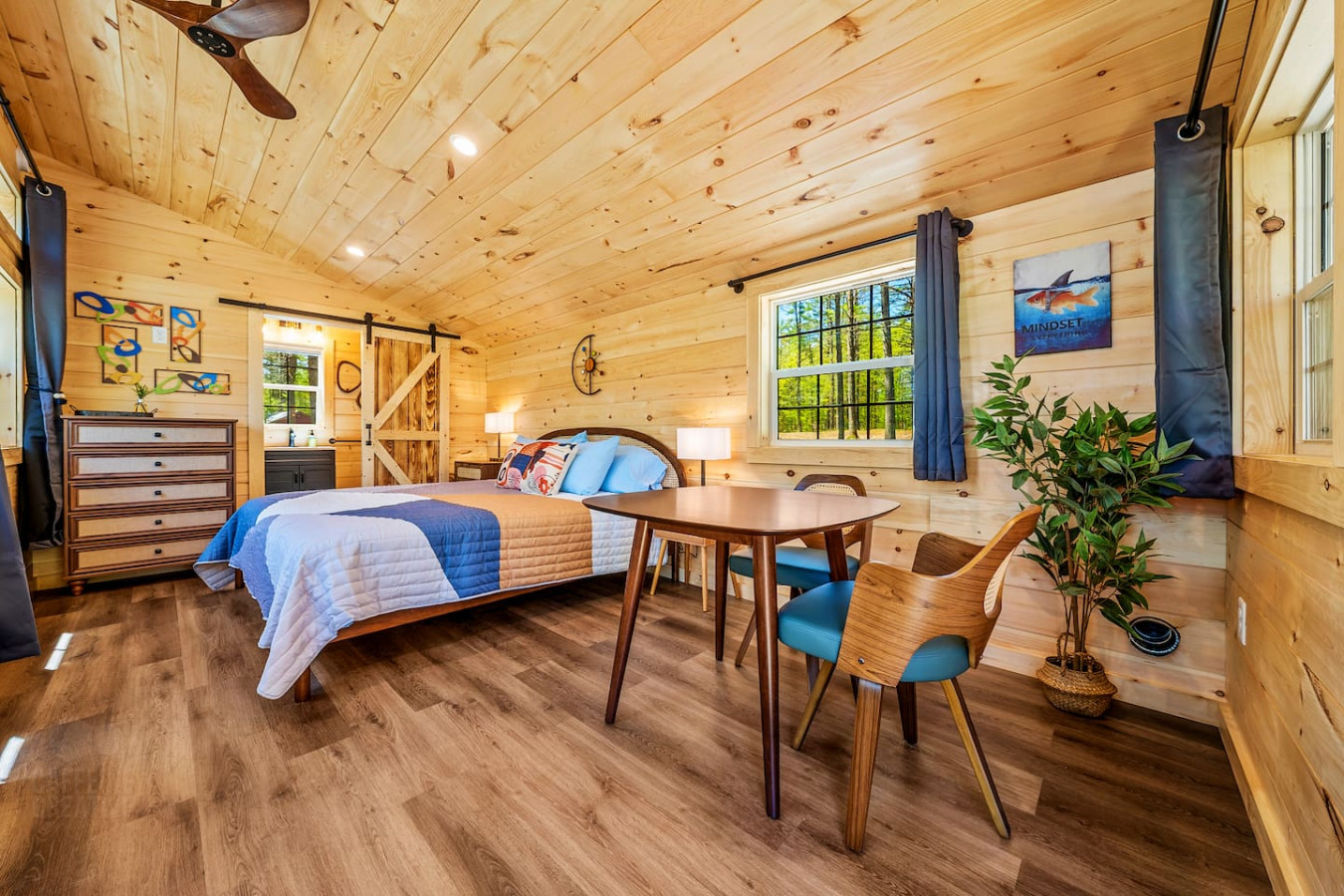 Modern Forest Cabin with Private Hot Tub & Fire Pit
