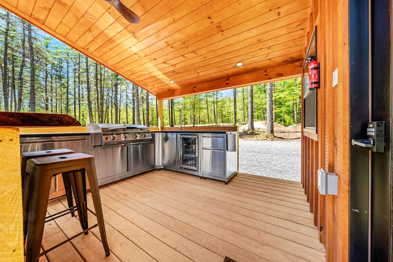Modern Forest Cabin with Private Hot Tub & Fire Pit