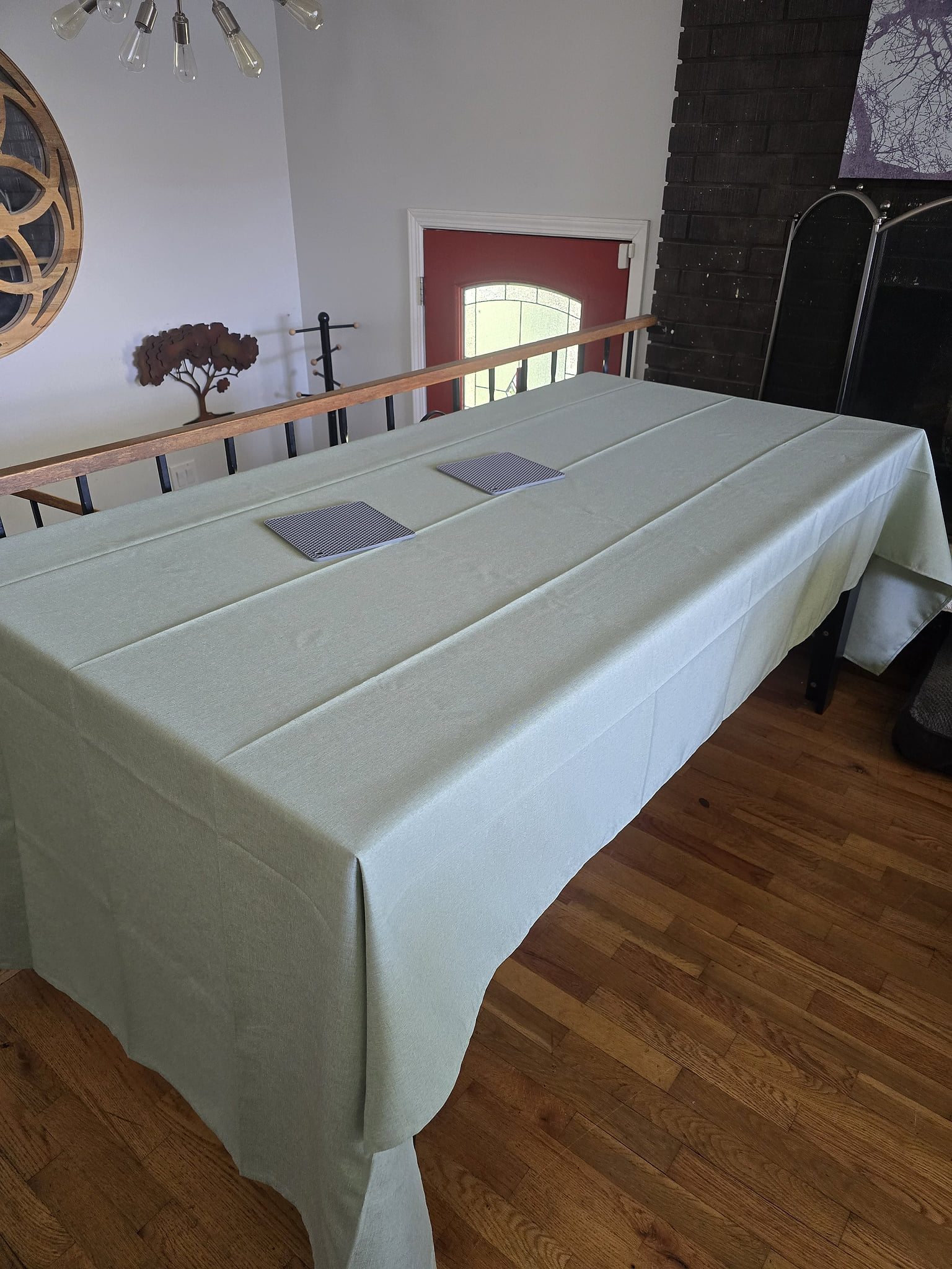 Spacious dining area with 2nd large table, that extends over 100 inches to seat 10 people!