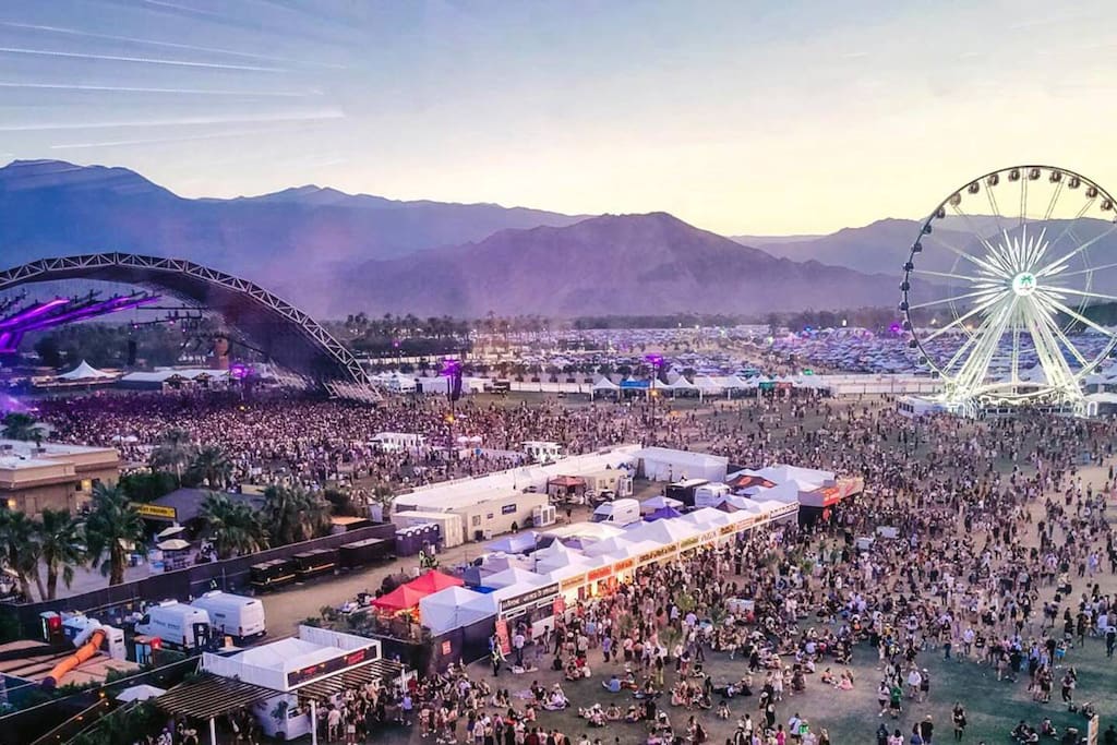 Join the excitement at Coachella!  Experience an unforgettable weekend of music, art, and culture in the stunning desert setting. Dance the night away, discover new artists, and make memories that will last a lifetime!