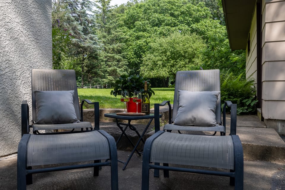 Perfect outdoor relaxing area