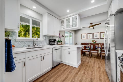 Stocked with every imaginable kitchen tool to make cooking a breeze.