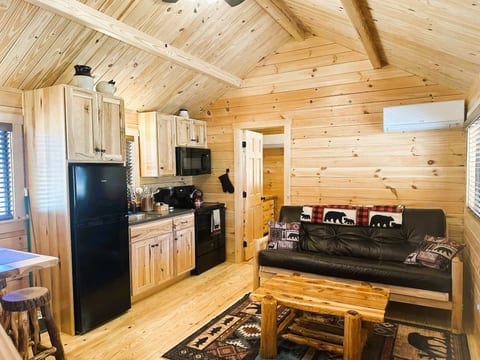 Buck Hill Tiny Home Cabin #2 Mountain & Pond Views